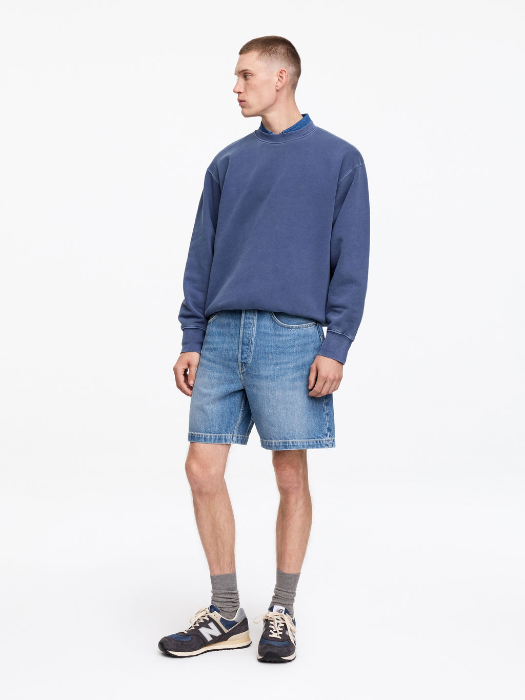 Pantalones cortos denim relaxed fit - H&m фото 8