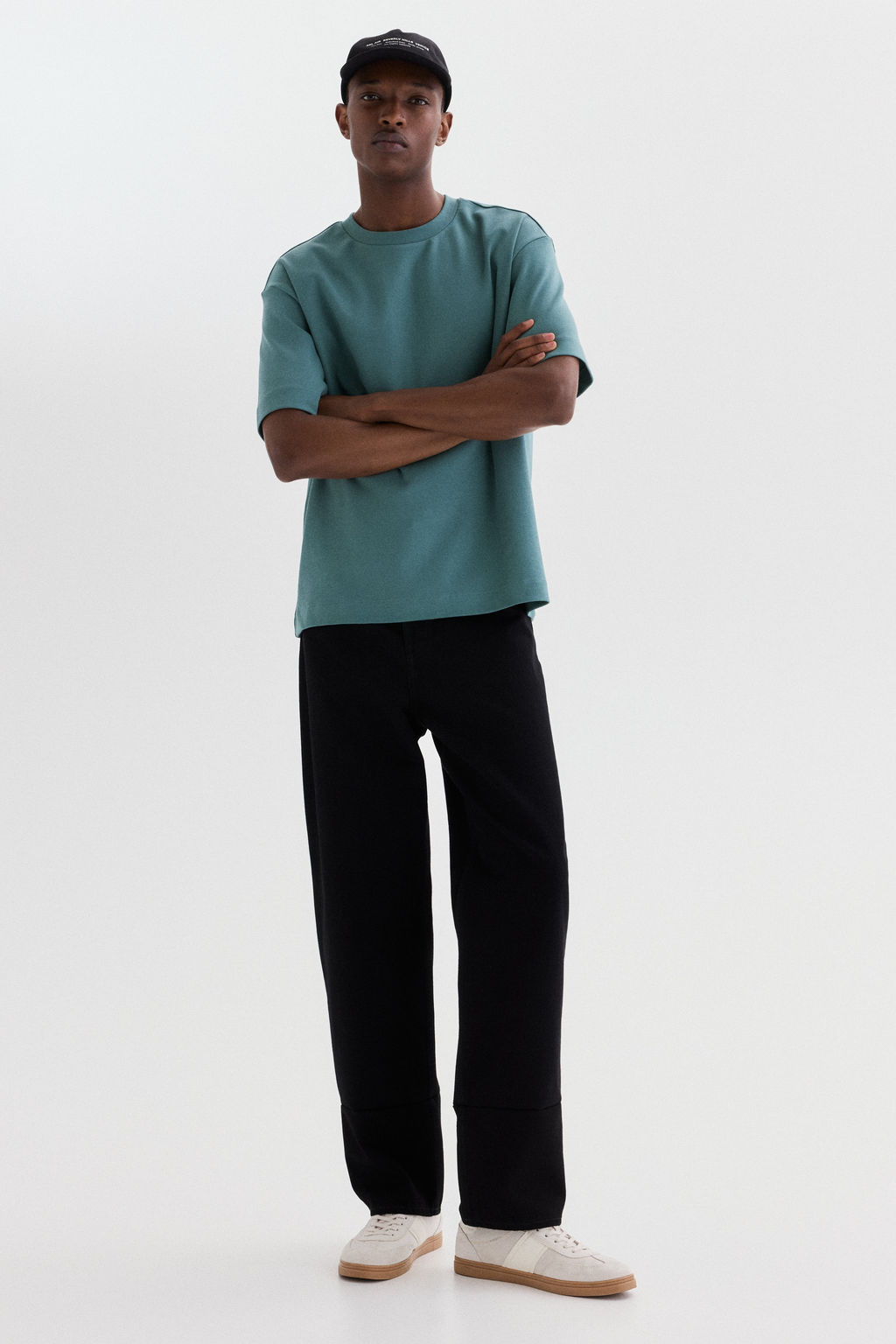 Camiseta interlock Loose Fit - H&m фото 8