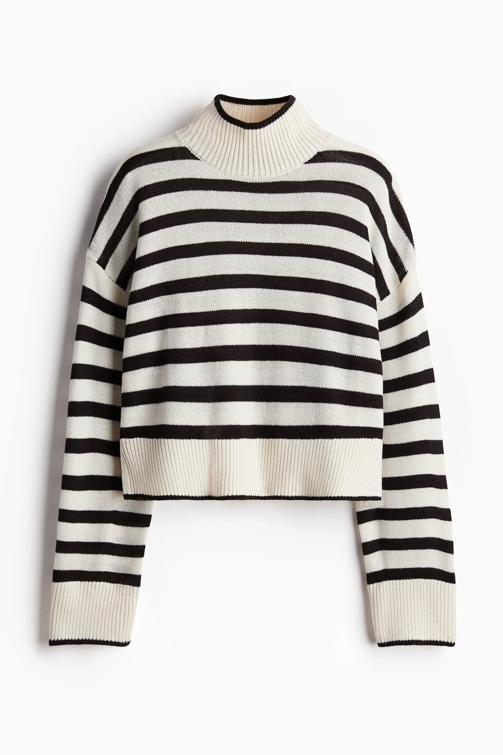 Jersey de punto fino con cuello perkins - H&m фото 6