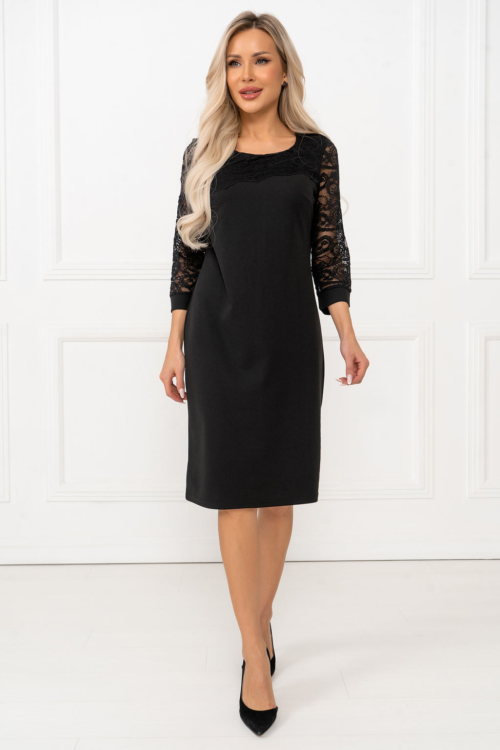 Платье Open Style 6625 черный