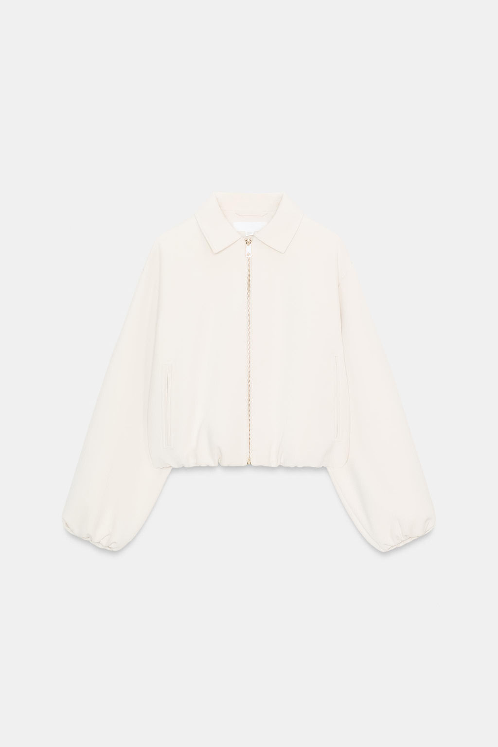 PUFF-SLEEVE JACKET WITH ZIP - Zara фото 5