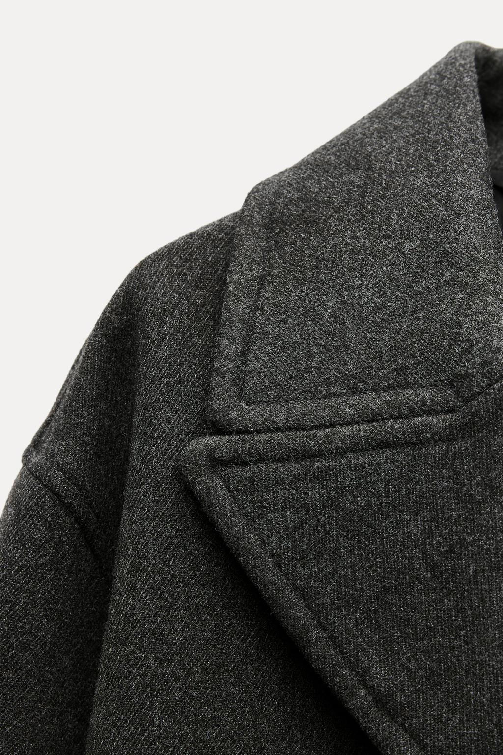 SHORT DOUBLE-BREASTED COAT - Zara фото 16