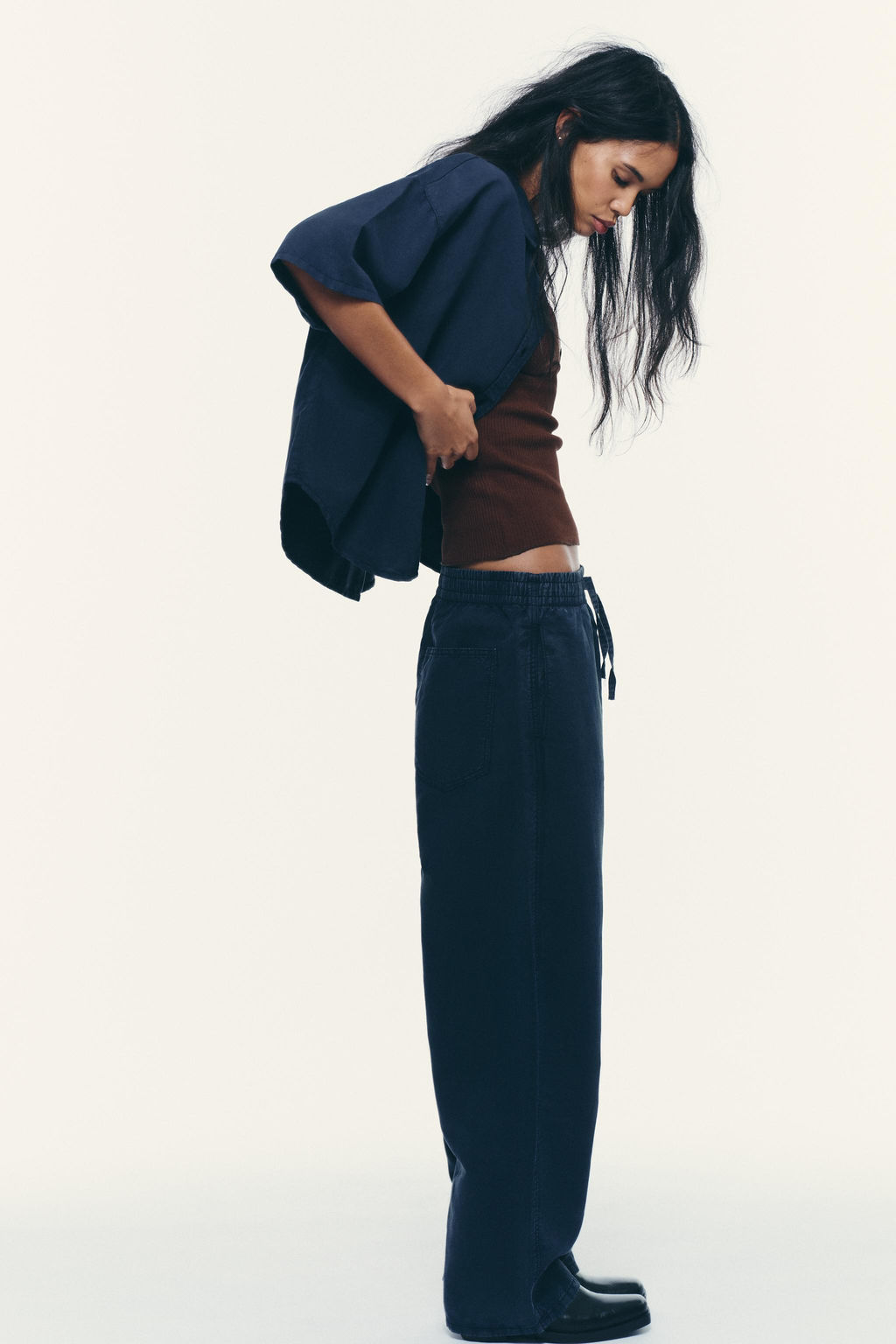 JOGGER TROUSERS WITH SEAMS - Zara фото 3