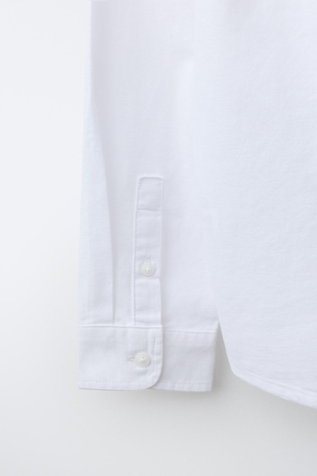 CAMISA BOLSILLO OXFORD / Blanco - Zara фото 4