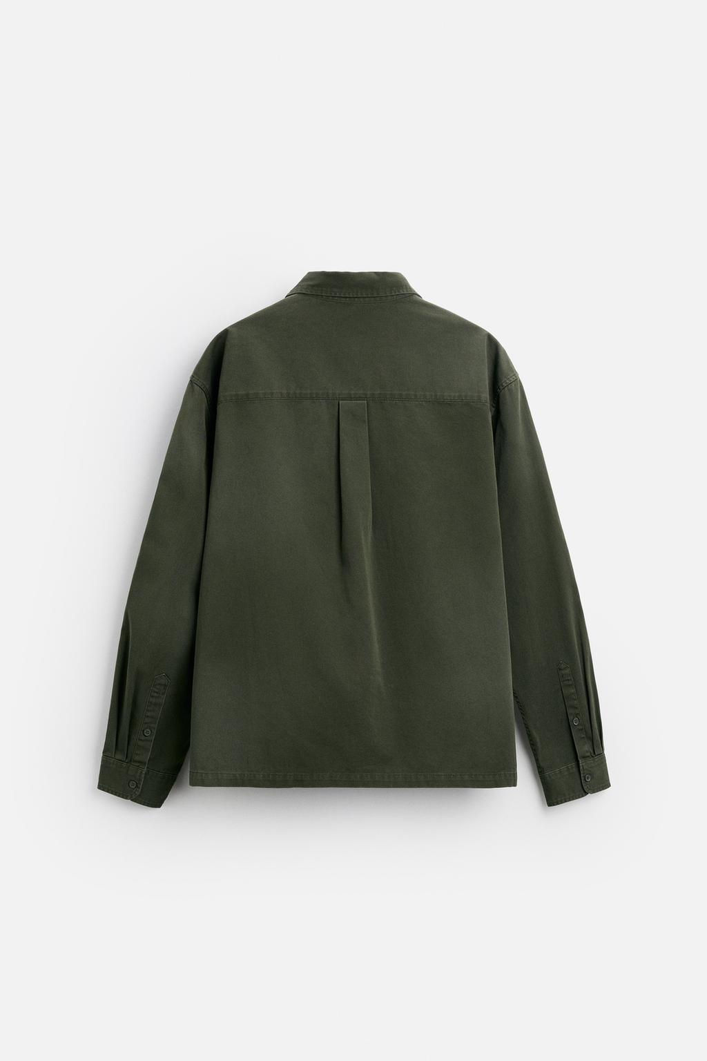 WASHED RELAXED FIT SHIRT - Zara фото 9