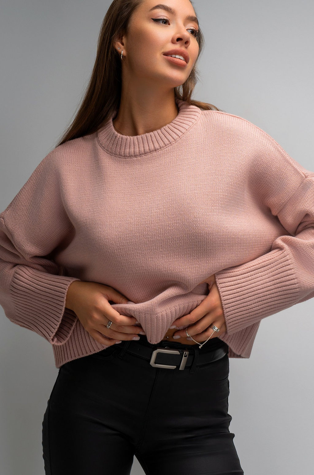 Женский укороченный свитер оверсайз Happyfox - Happy fox фото 10