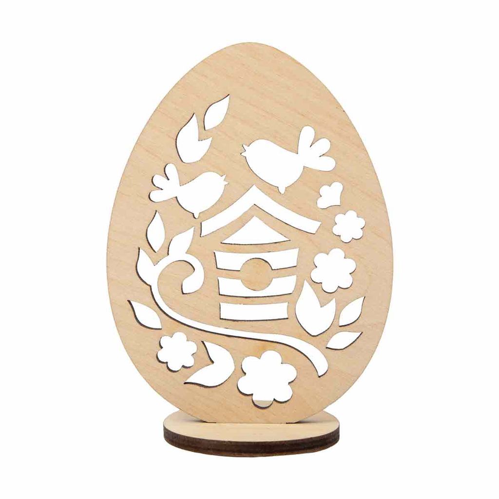 Заготовка для декорирования Mr. Carving ВД-1073 Яйцо на подставке фанера 11 х 8 х 0.4 см