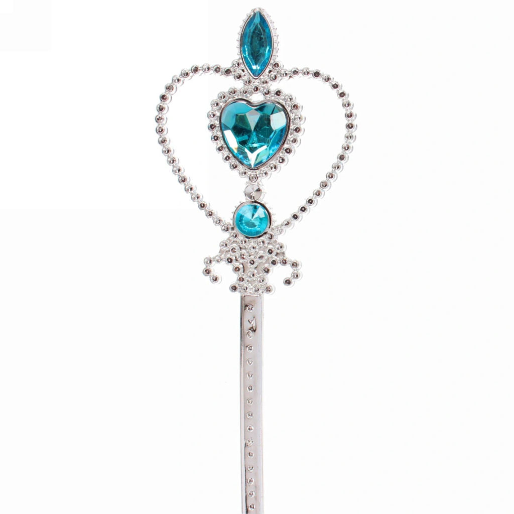 Цена за 2 шт. Набор карнавальный "Волшебница" (палочка, ободок, подвеска, браслет), голубой