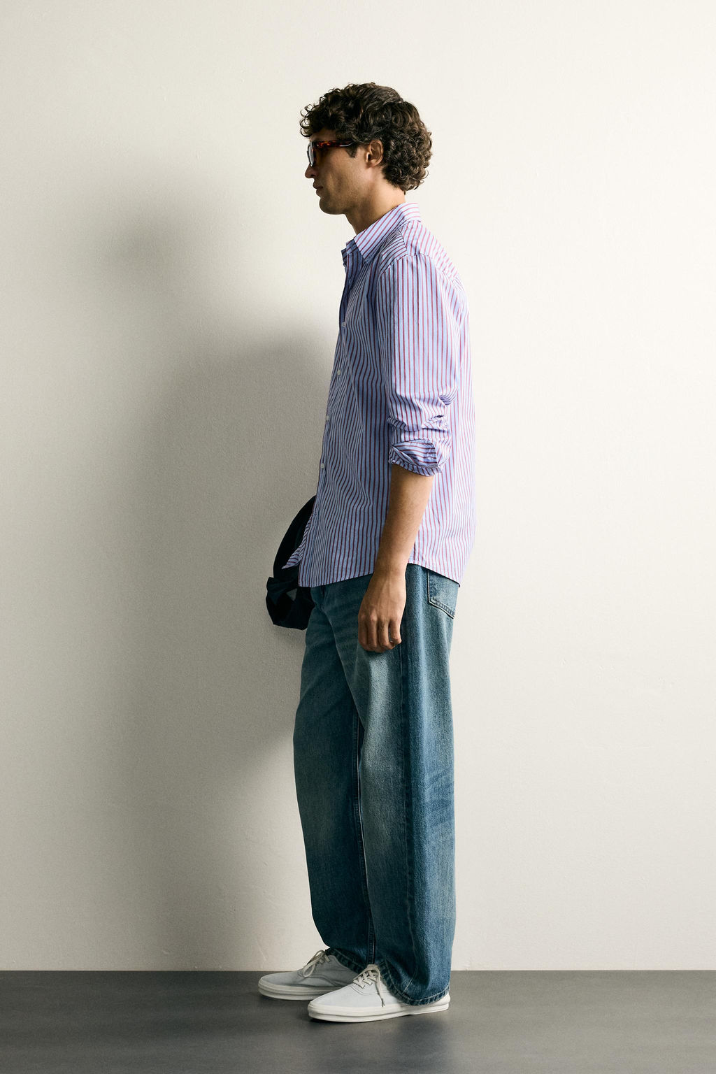 CAMISA REGULAR FIT RAYAS CONTRASTE / Rayas - Zara фото 4
