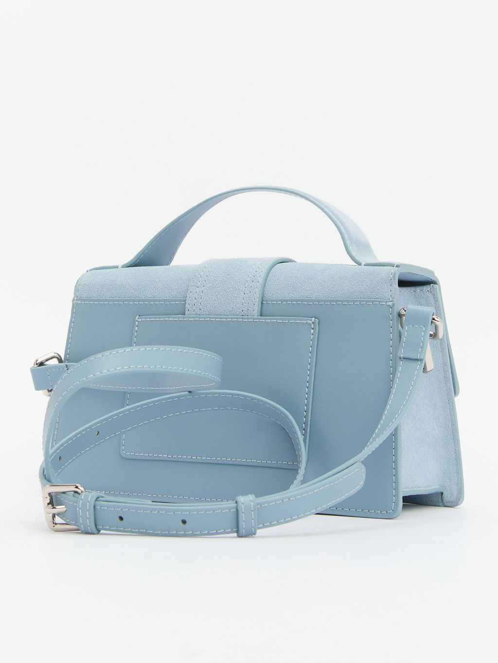 Женская сумка с ручками TENDANCE Артикул 4399903, серо-голубой  фото 5