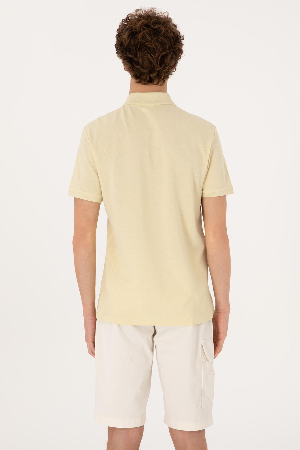 Erkek Regular Fit Fermuarl_ A__k Haki Ti__rt Sepette S_rpriz _ndirim - U.s. polo assn фото 5