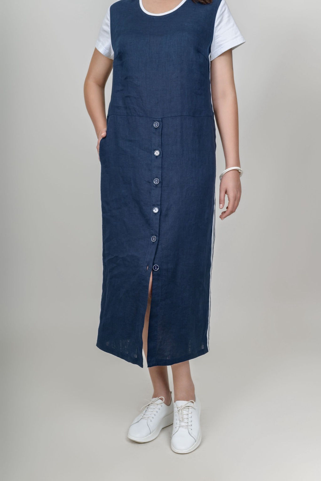 Платье 100% лен