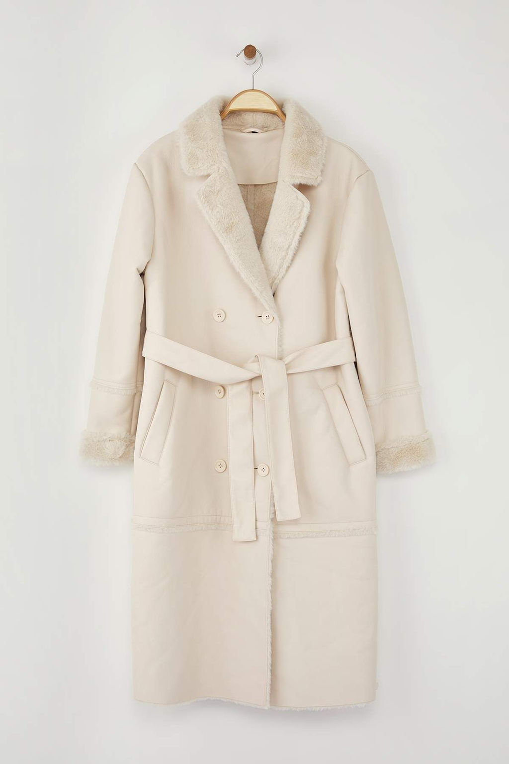 Ekru Oversize Kusakl? Kaban TWOAW24KB00188 - Trendyolmilla фото 8