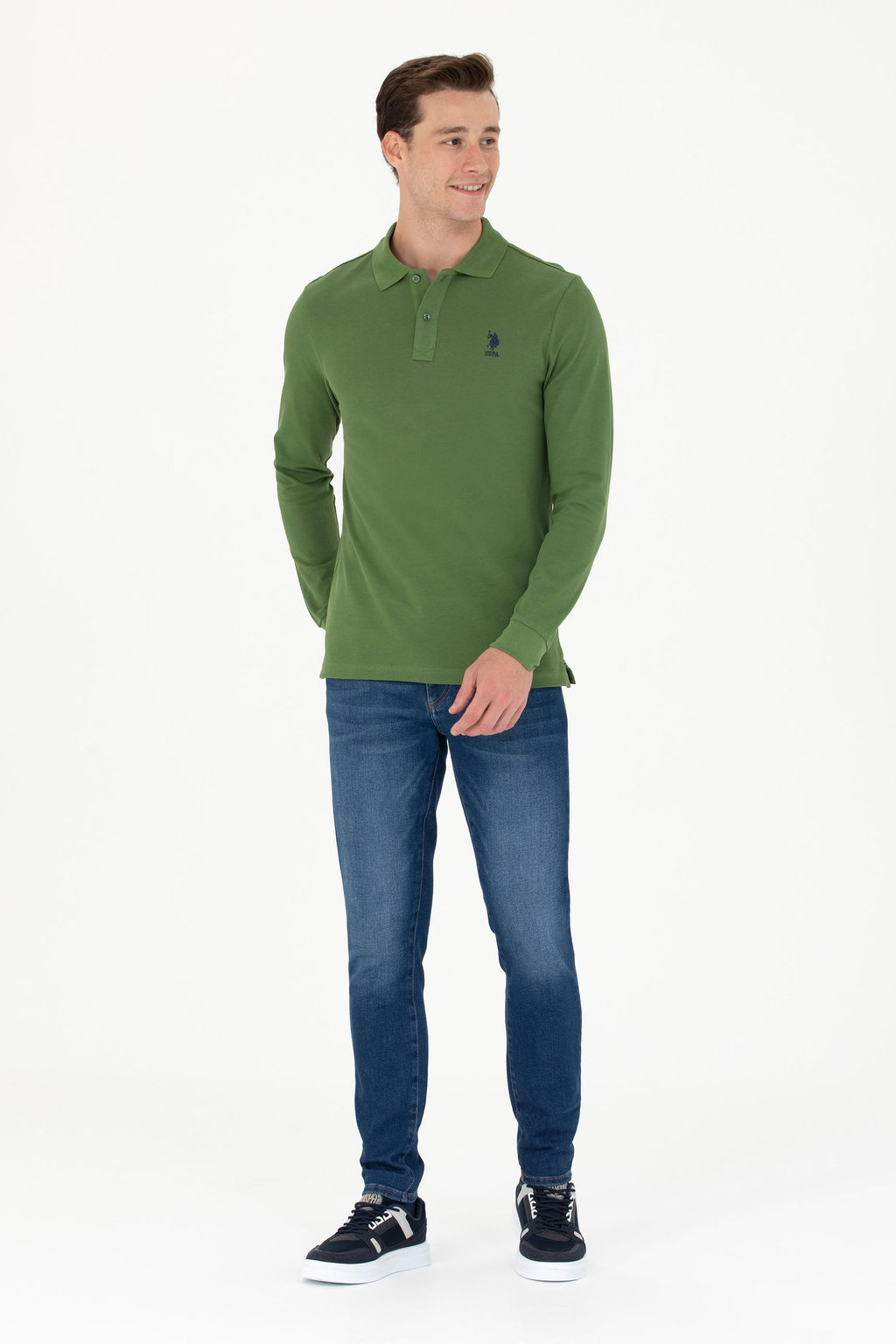 Мужской зеленый базовый свитшот Неожиданная скидка в корзине - U.s. polo assn фото 11