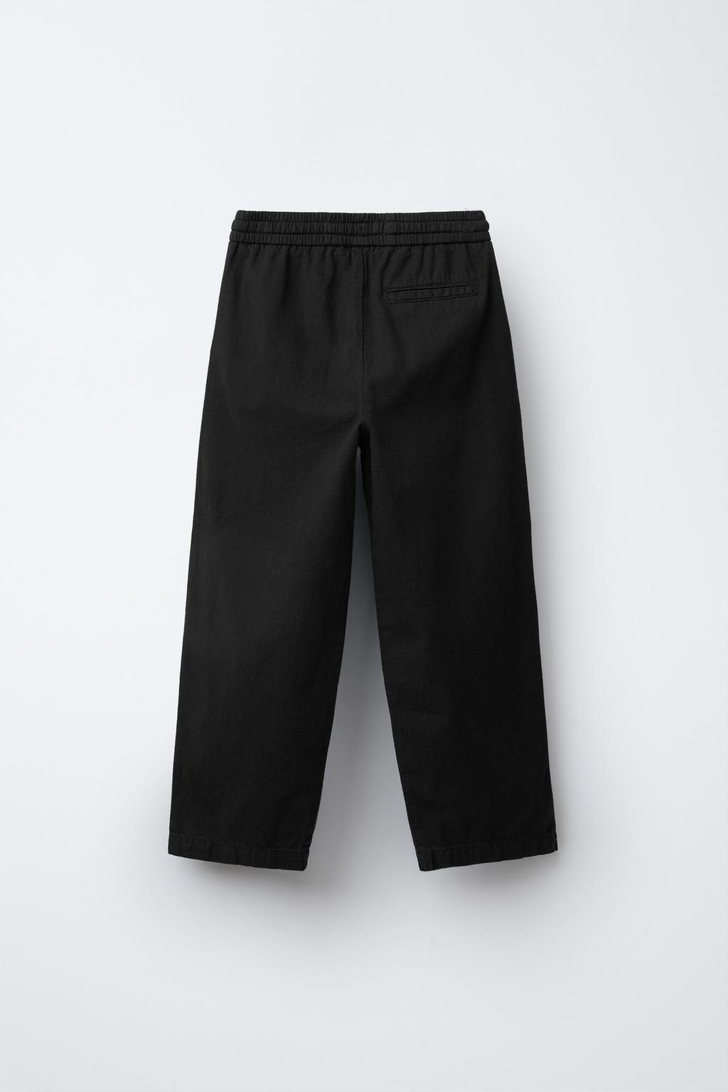STRAIGHT-LEG LINEN TROUSERS - Zara фото 7