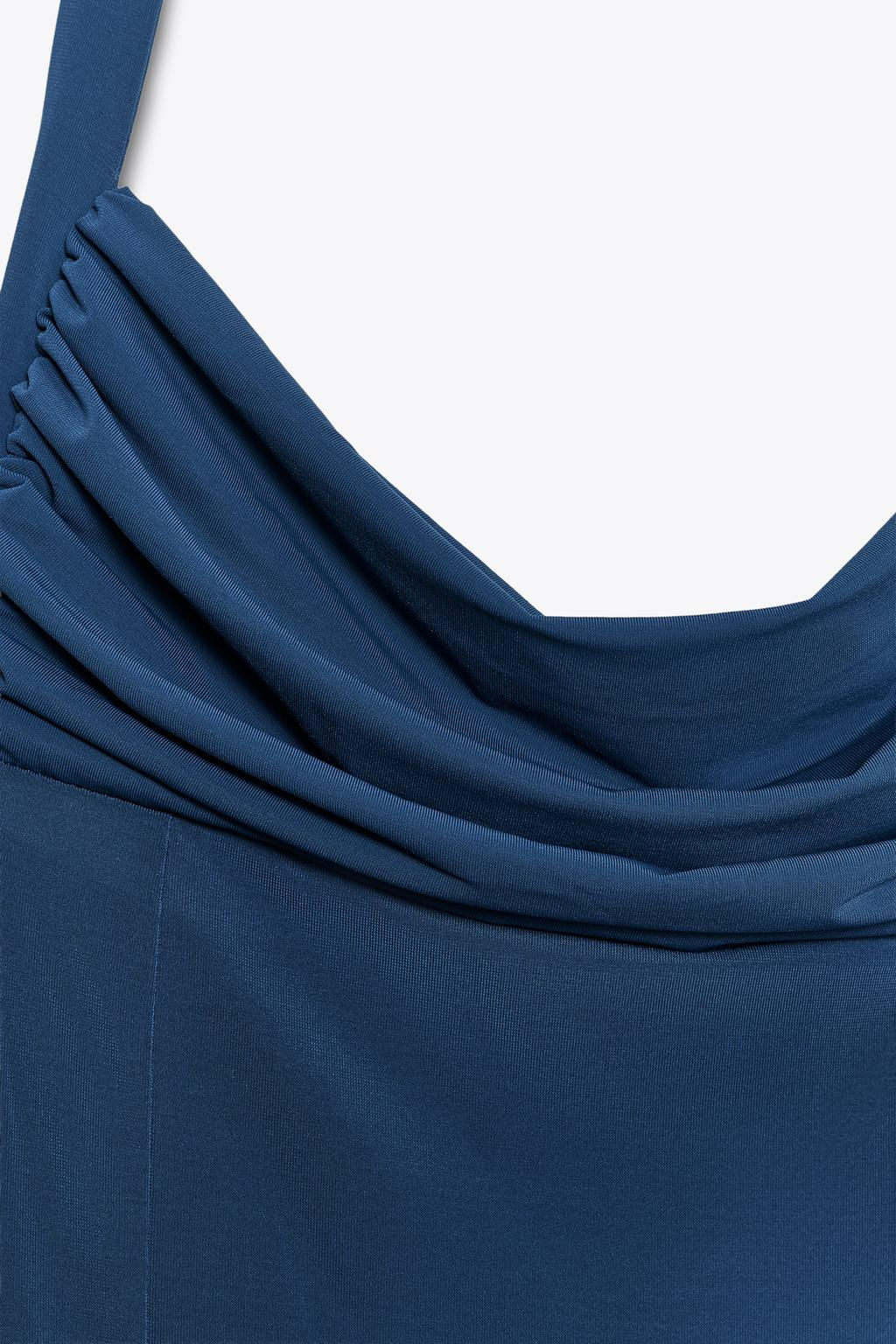 FLOWING HALTER DRESS - Zara фото 8