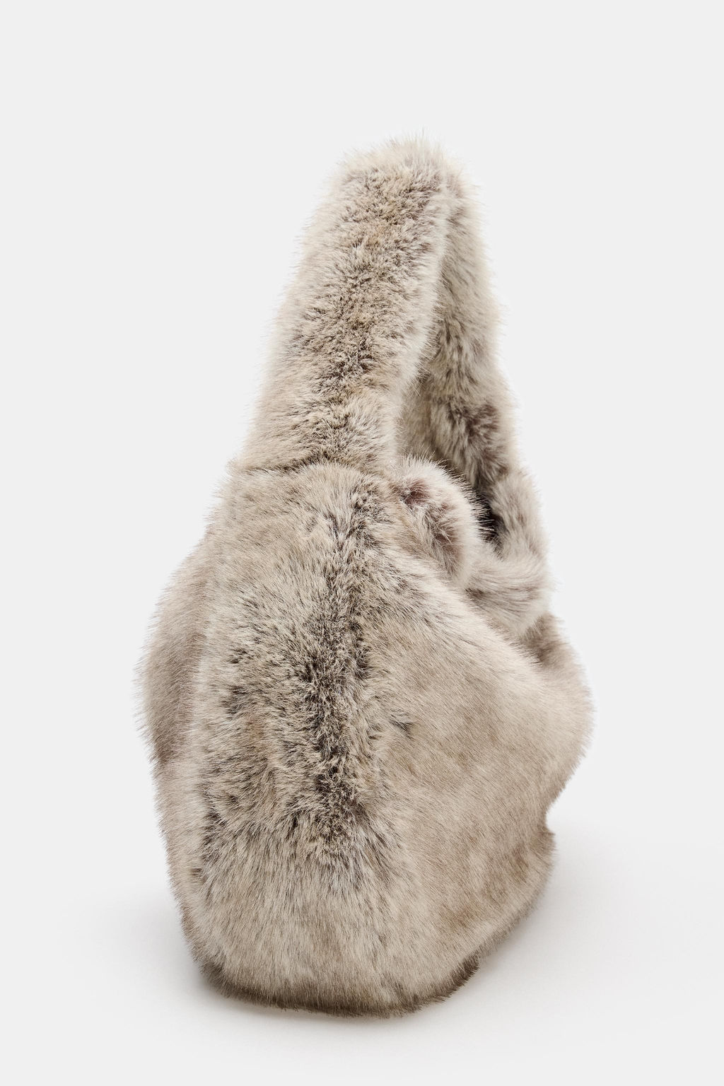 MAXI FAUX FUR BUCKET BAG - Zara фото 11