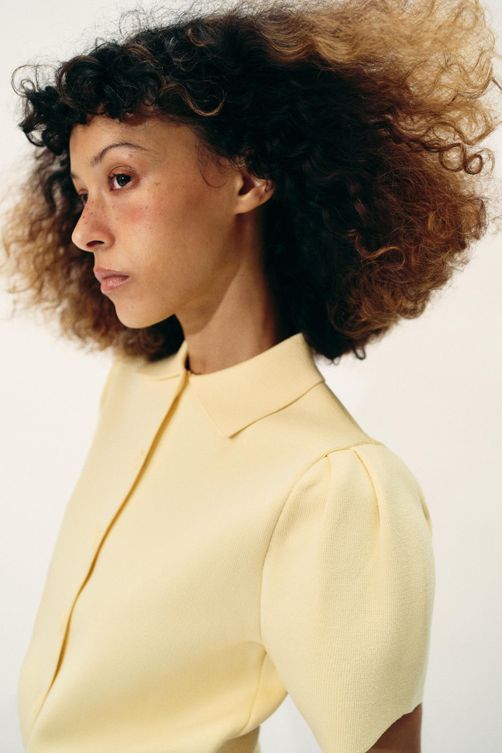 CHAQUETA PUNTO LAZO / Amarillo - Zara фото 4