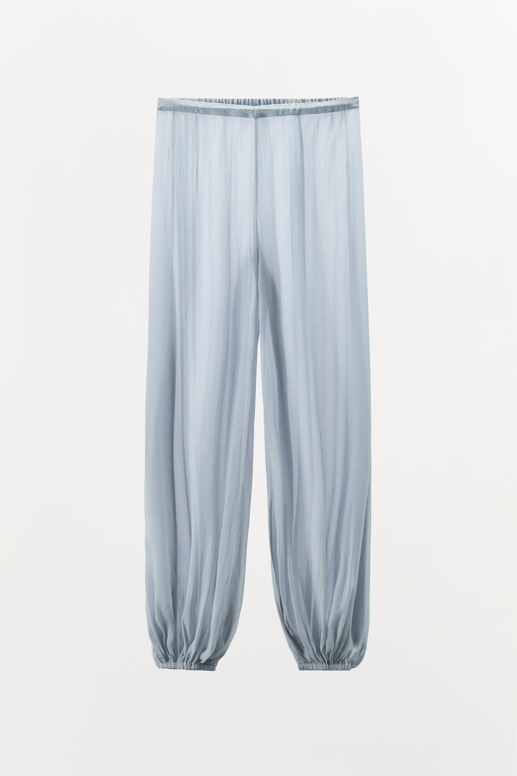 SEMI-SHEER BALLOONED TROUSERS - Zara фото 3