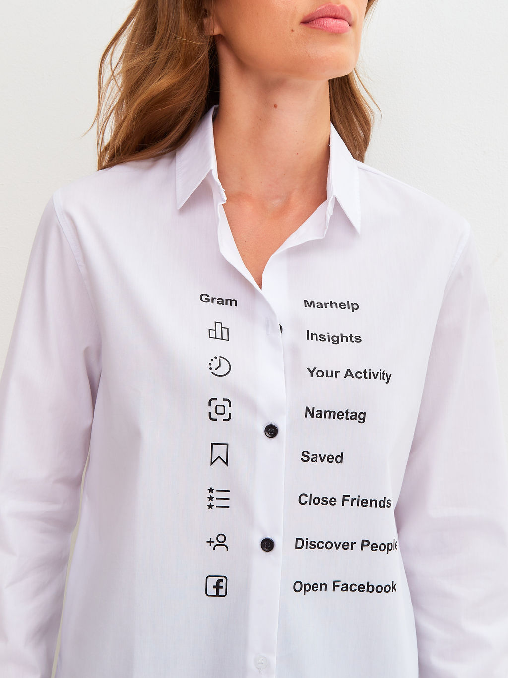 Блузка женская дл. рук. KATHARINA KROSS KK-B-0101P-белый.принт  фото 6