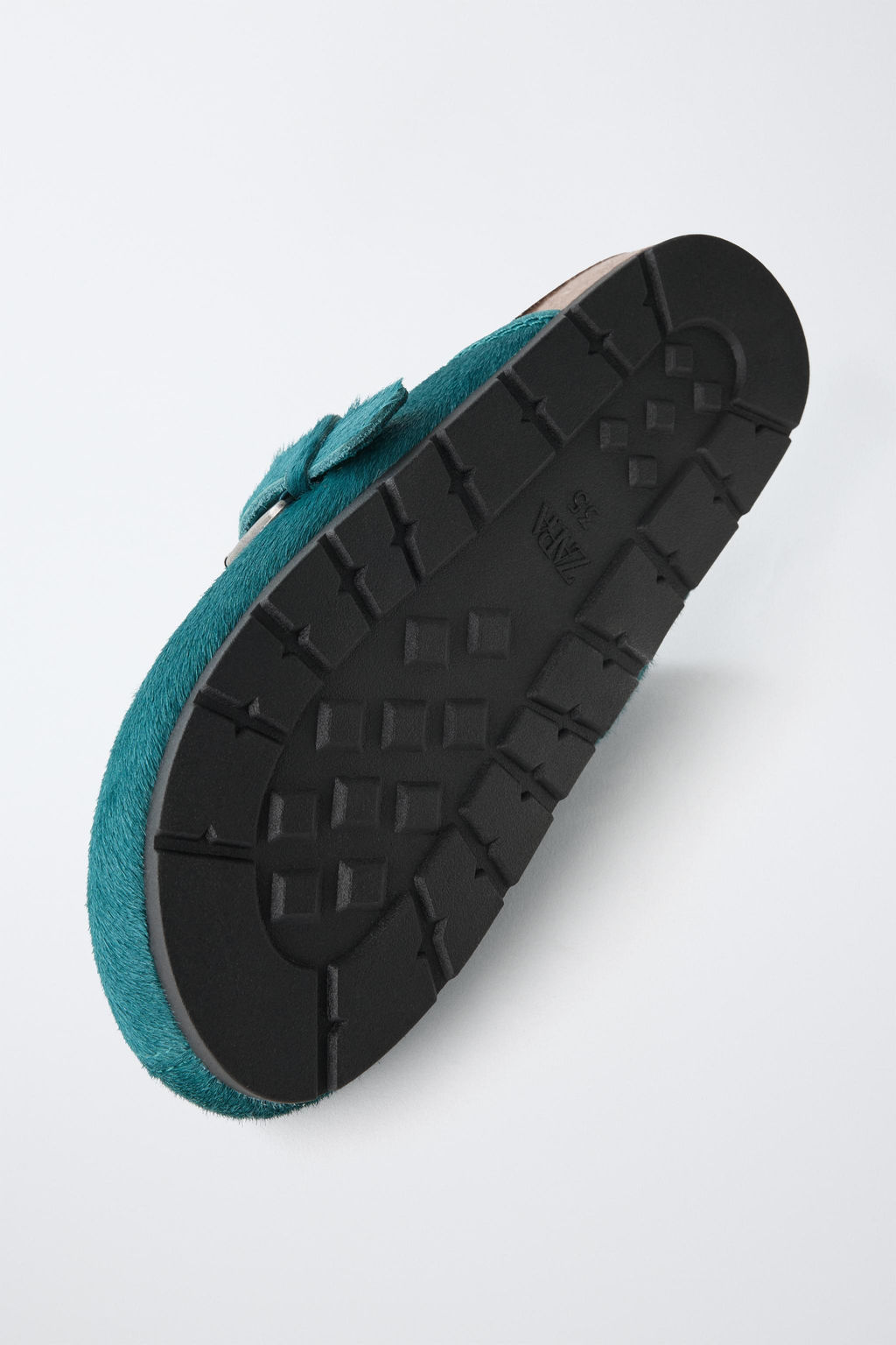 ZUECO HEBILLA PIEL / Verde - Zara фото 7