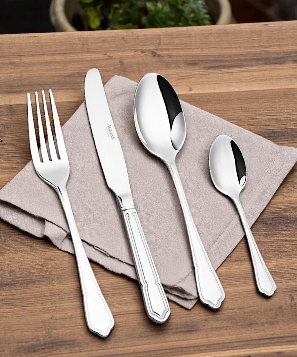 НАБОР СТОЛОВЫХ ПРИБОРОВ НА 4 ПЕРСОН ONDA AGNESS 16 ПР  фото 8