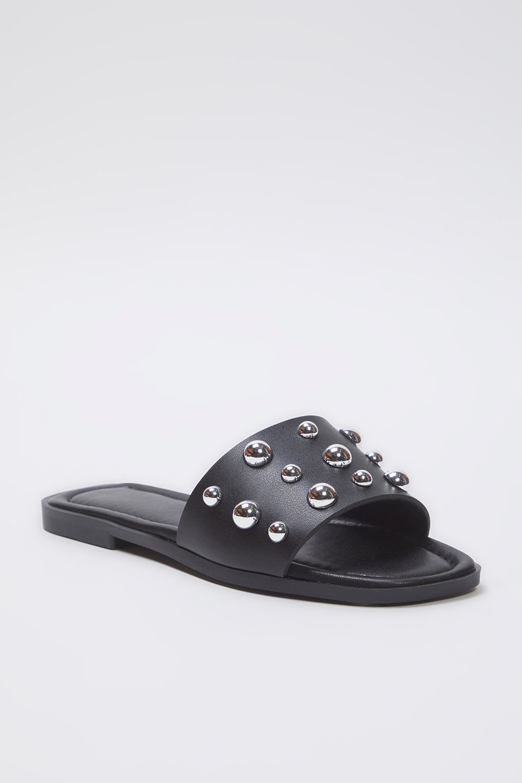 Trendyol Shoes Siyah Gumus Trok Tasl? S?k Kad?n Terlik TAKSS25TE00013 - Trendyolmilla фото 11