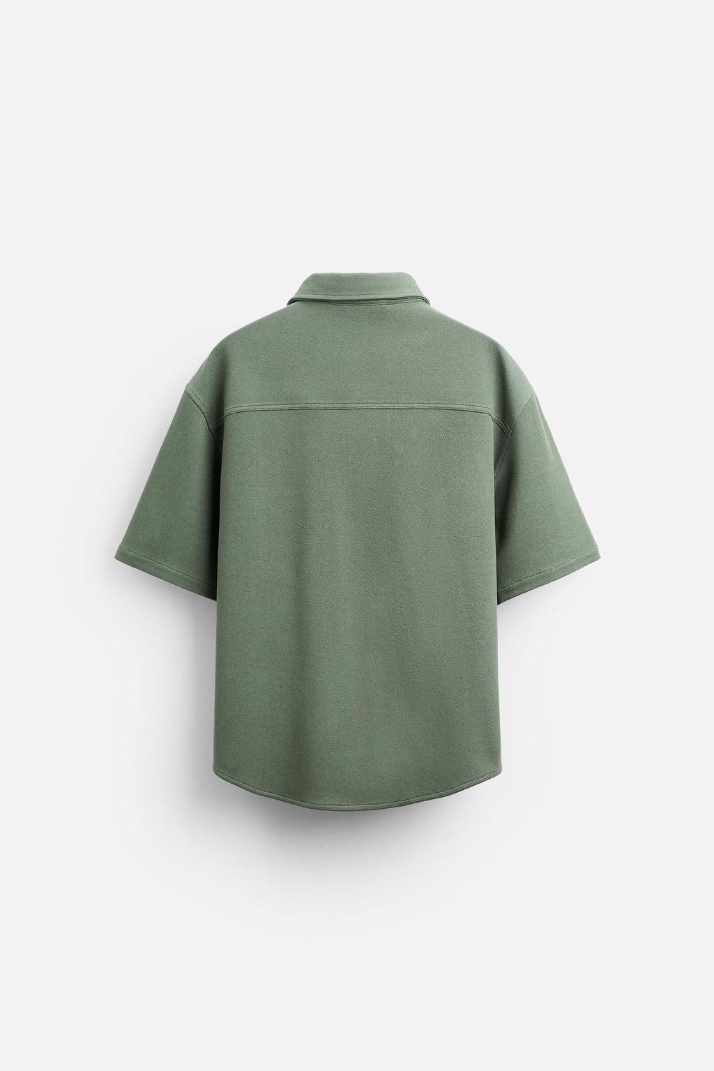 TEXTURED COMFORT OVERSHIRT - Zara фото 34