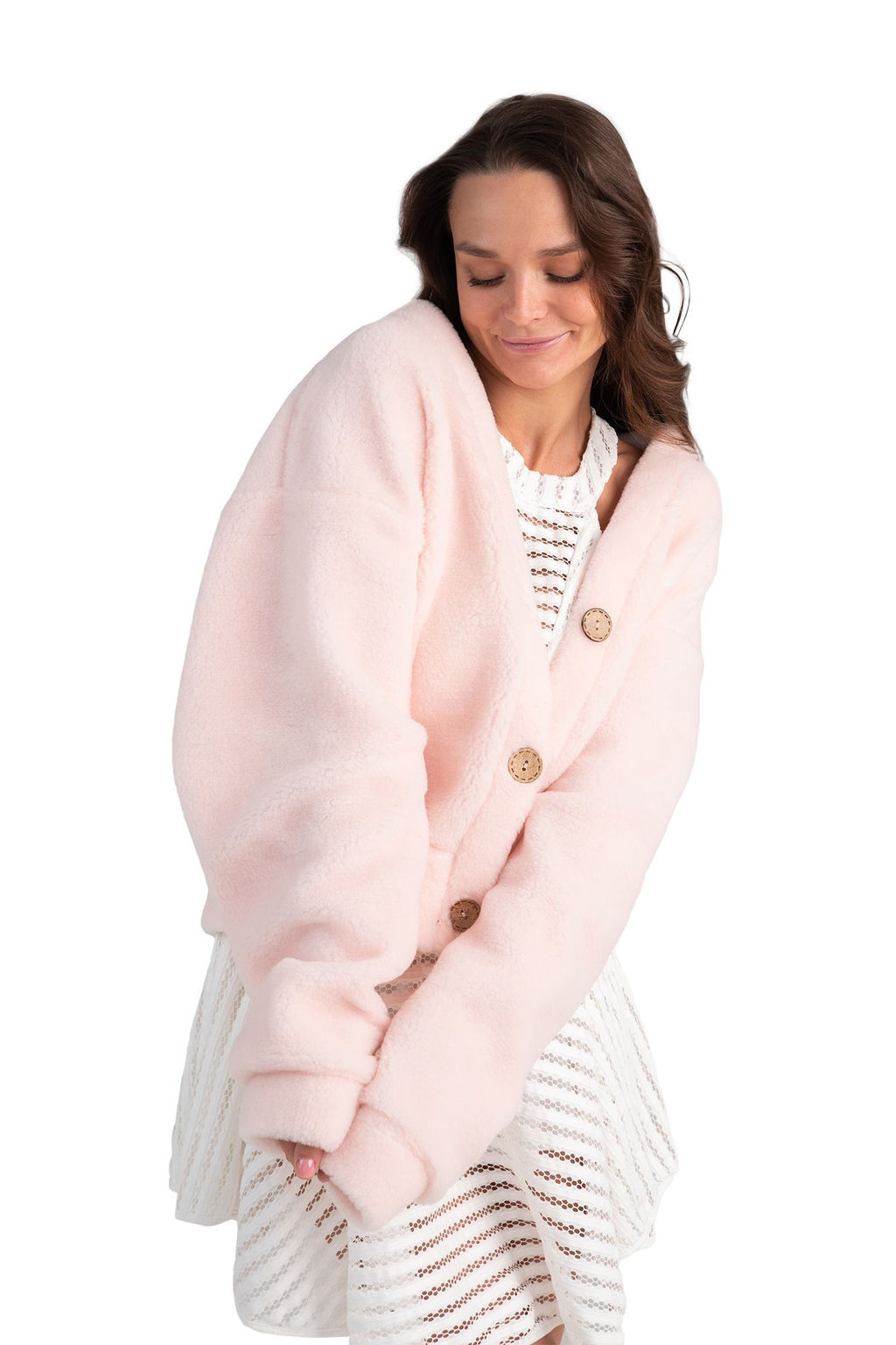 Кардиган КОРОТКИЙ ТЕДДИ