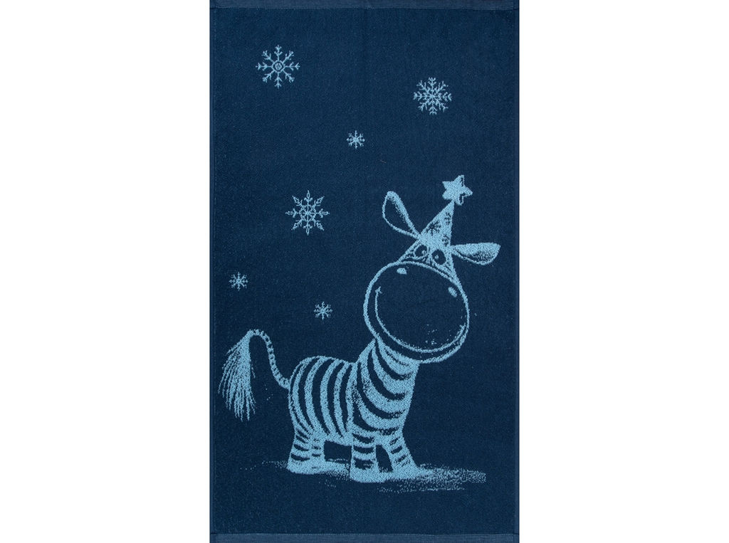 Полотенце махровое 6с103.412ж1 Зебруся(джинс) 50х90см