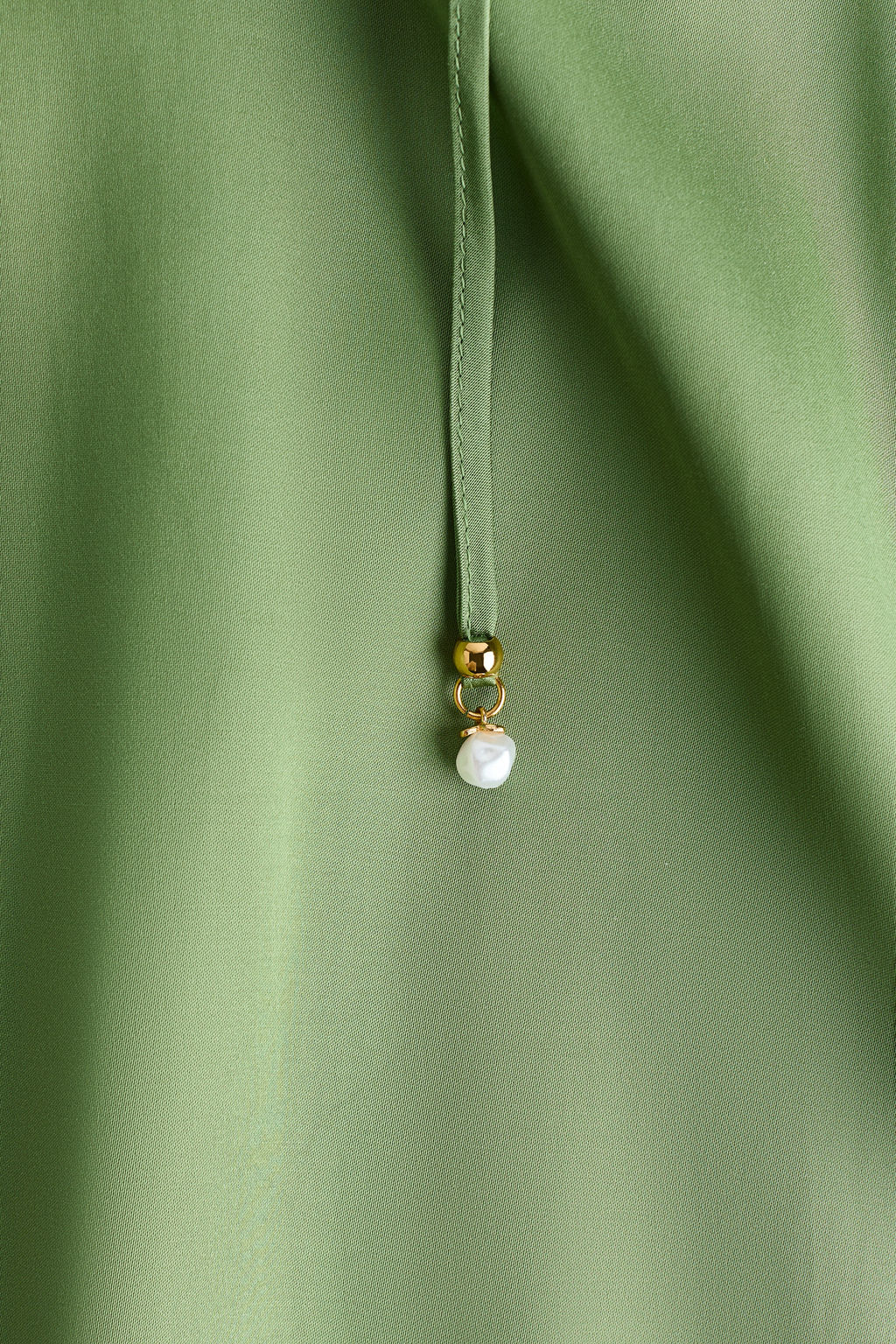 Vestido de sat?n con tirantes de lazo - H&m фото 4