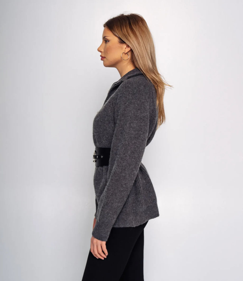 Пояс #МСК1303, чёрный