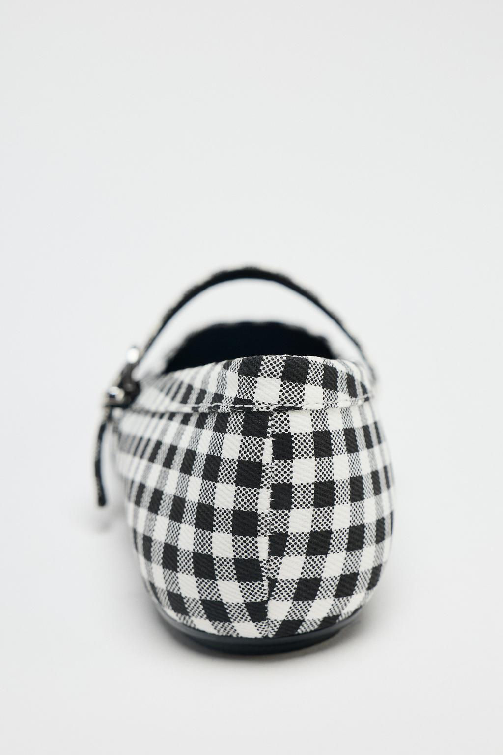 CHECK MARY JANES - Zara фото 7