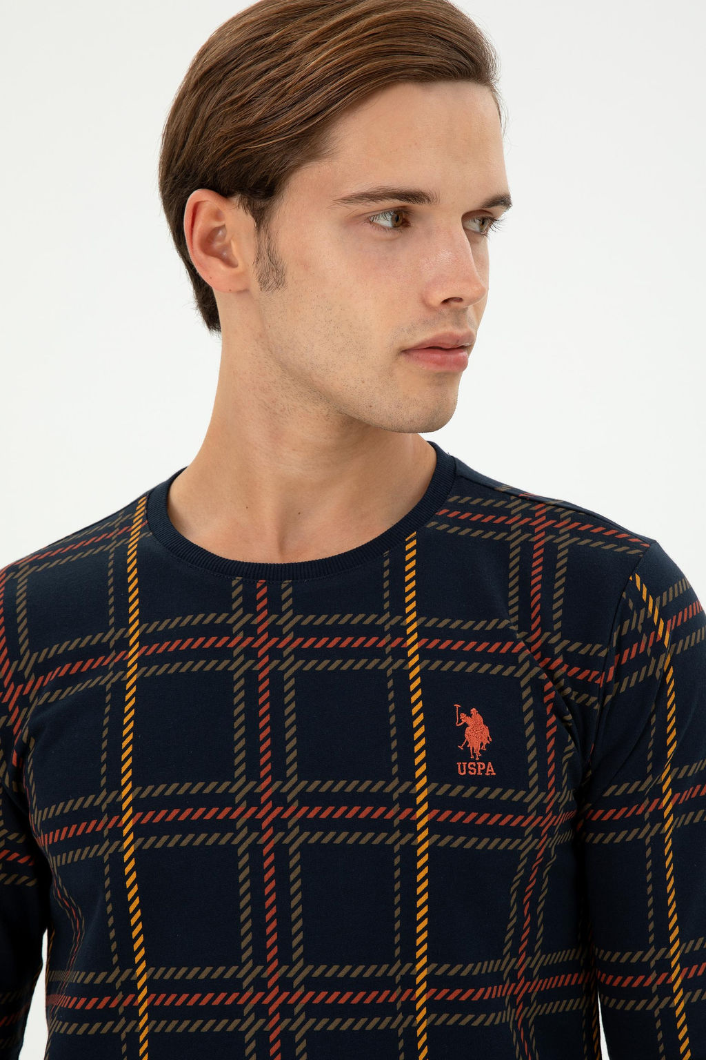 Мужской темно-синий свитшот - U.s. polo assn фото 2