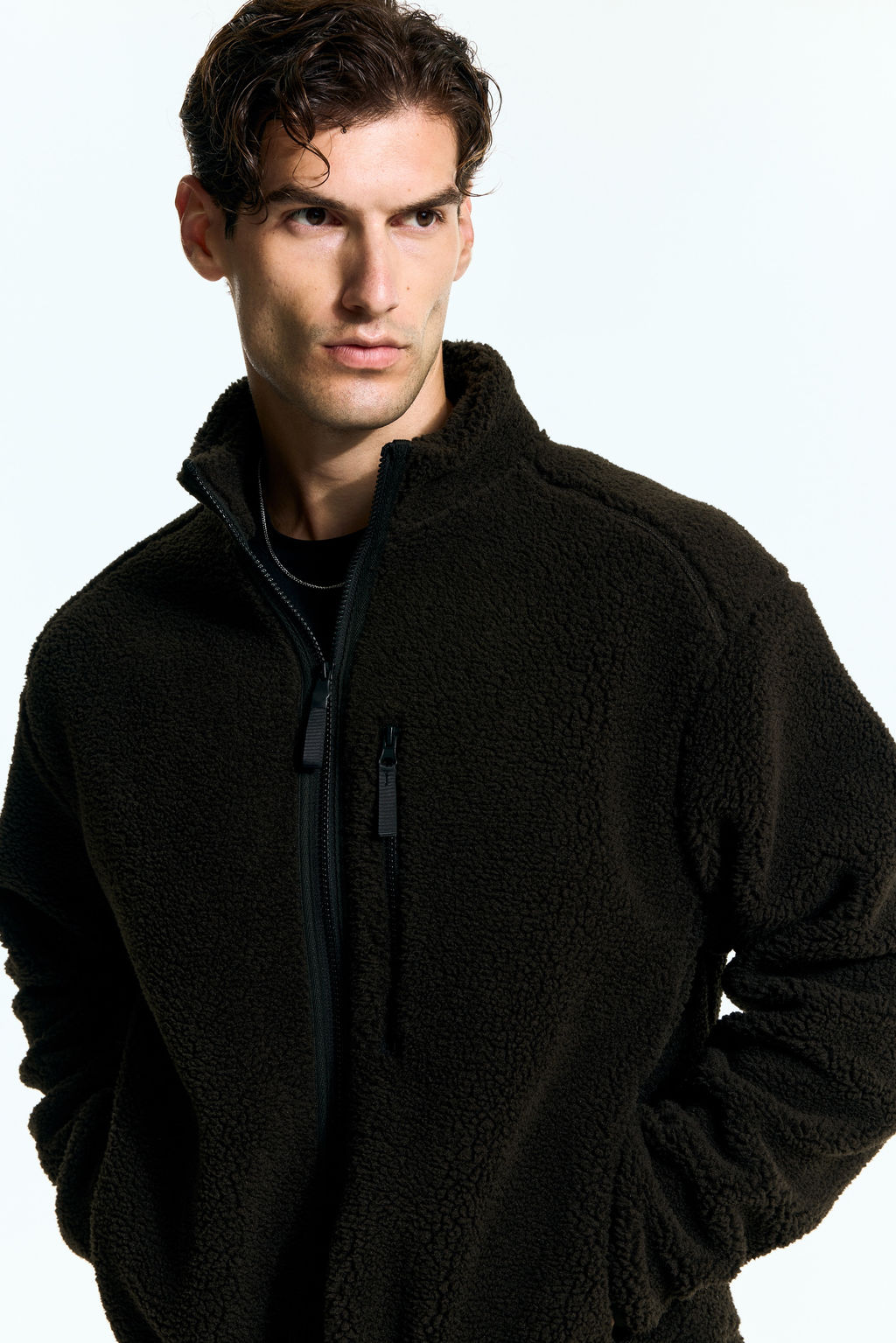 Chaqueta de deporte en borreguito Regular Fit - H&m фото 4