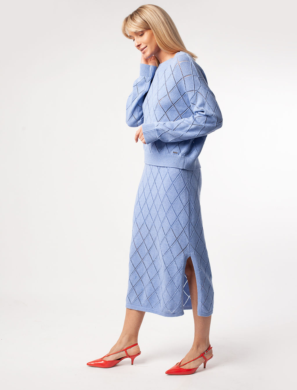 VILATTE / Вязаная юбка на подкладке  фото 6