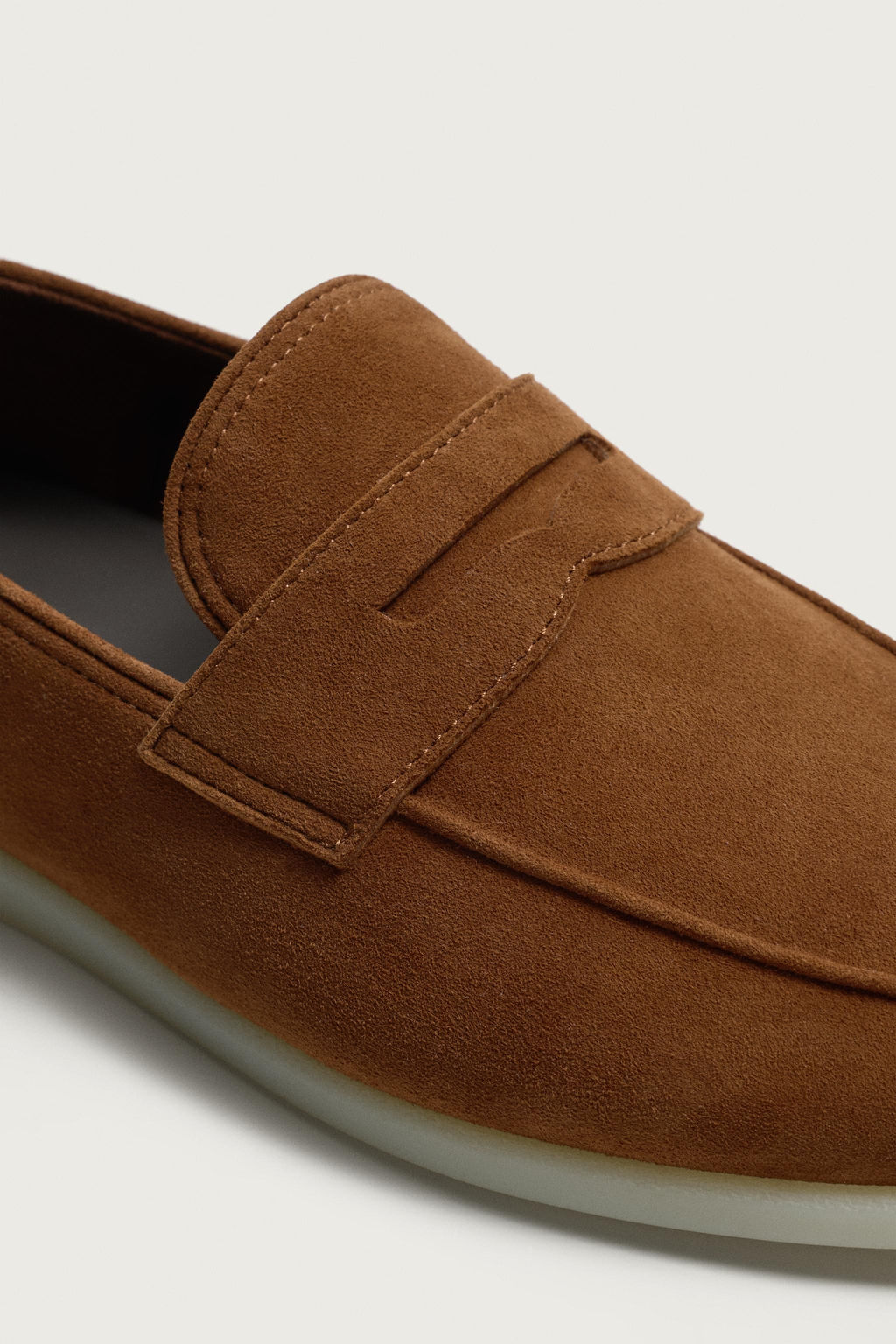 MOCAS?N PIEL CASUAL / Naranja Caldera - Zara фото 6