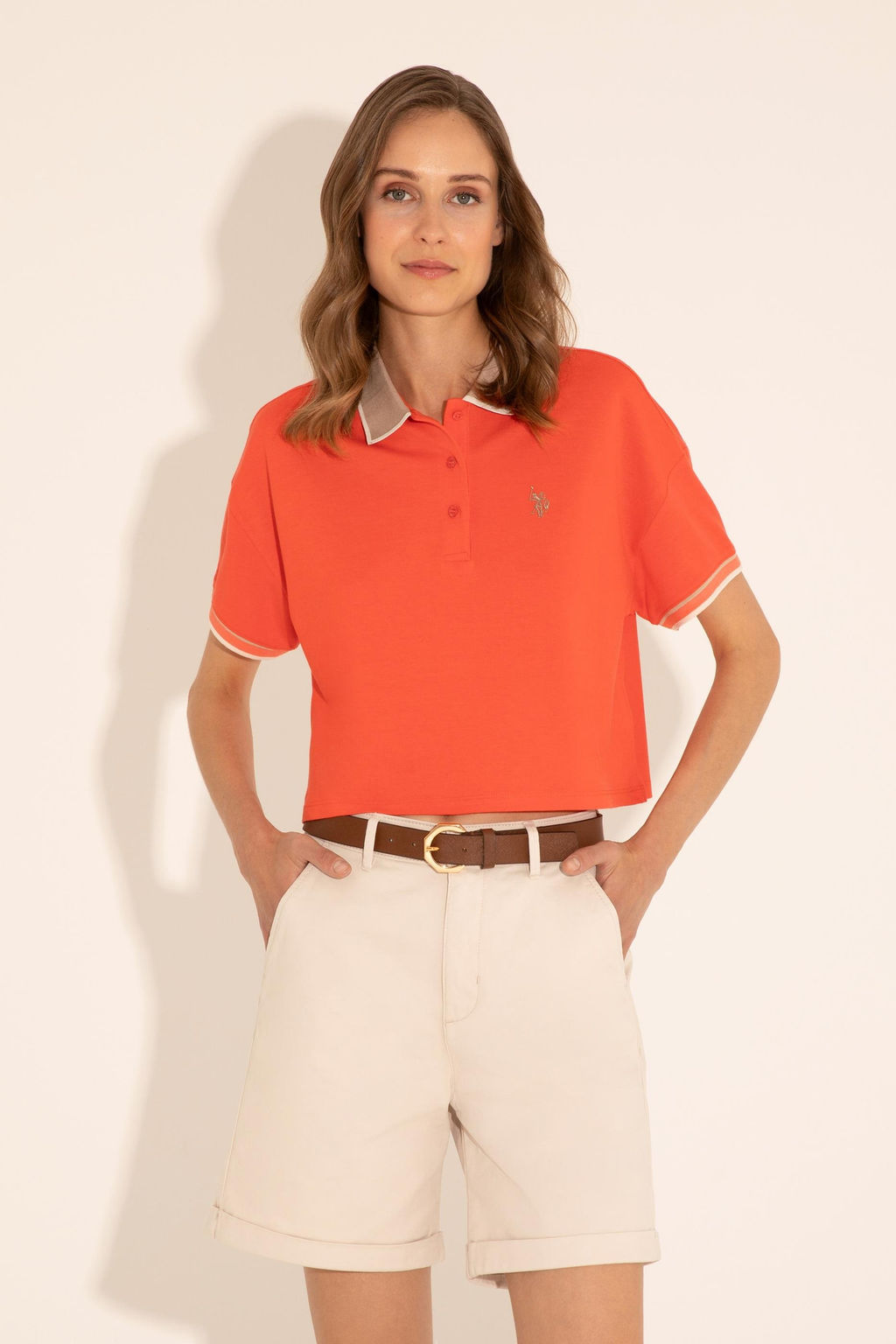 Женская футболка с цветком граната Неожиданная скидка в корзине - U.s. polo assn фото 2