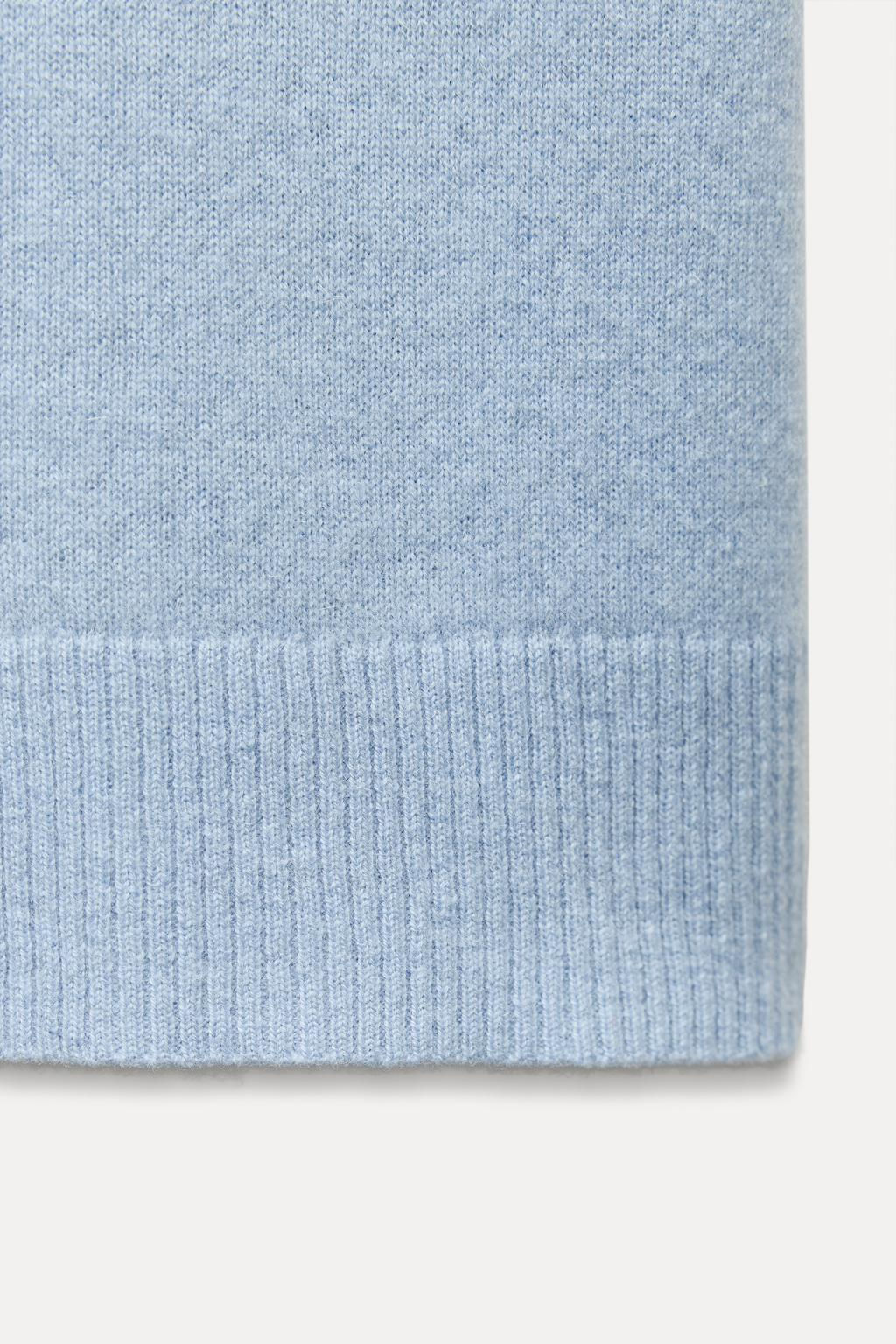 BASIC 100% CASHMERE SHORT SLEEVE TOP - Zara фото 20