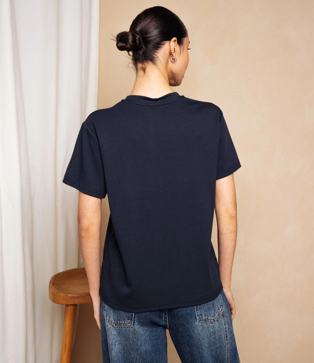 Футболка #КТ2021 (1), тёмно-синий - Dommod фото 3