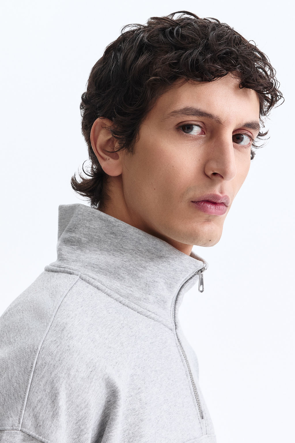 Sudadera con media cremallera Relaxed Fit - H&m фото 4
