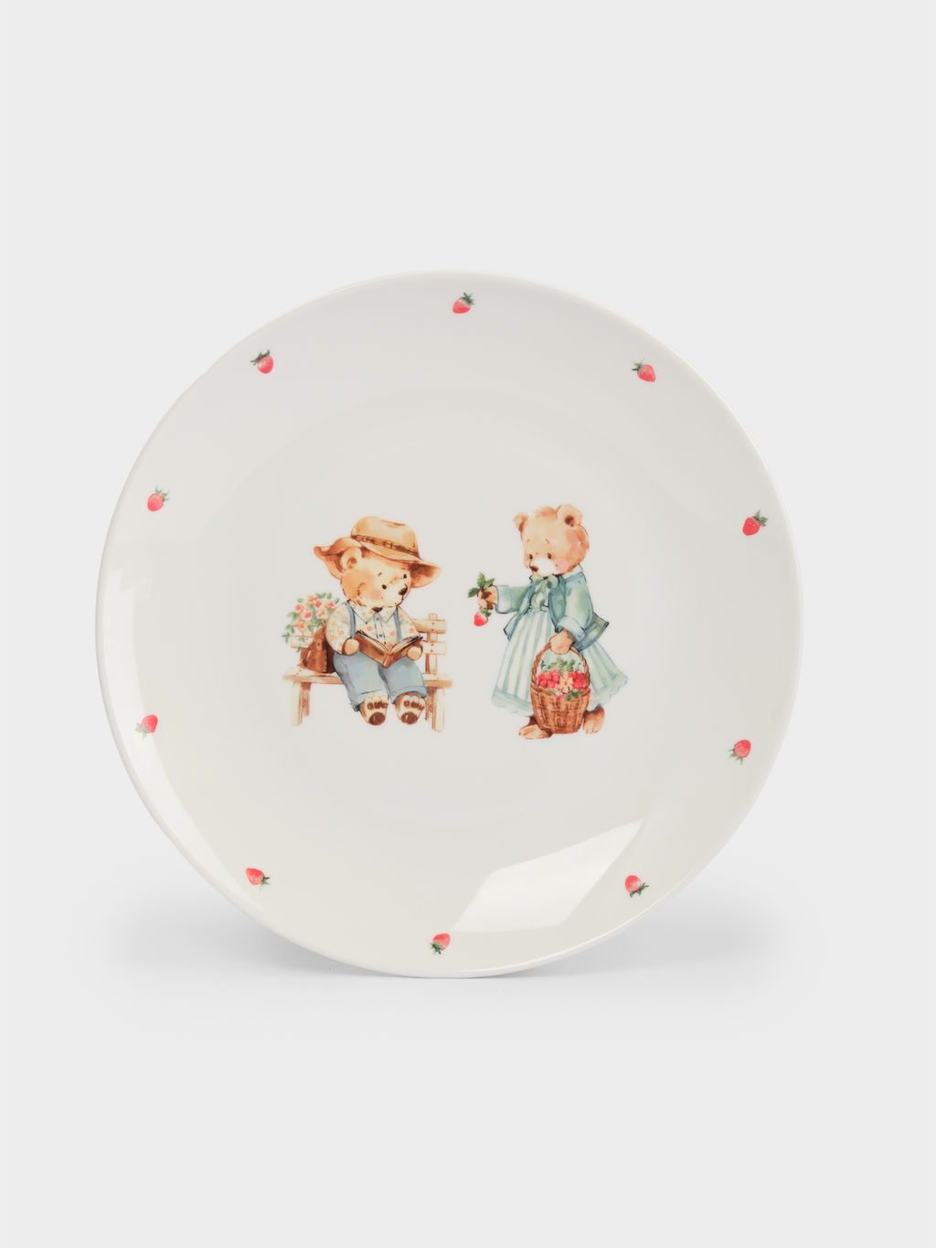 Набор посуды, детский, 1 перс, 3 пр, фарфор N, белый, Мишки, Teddy bear - Anna lafarg фото 3