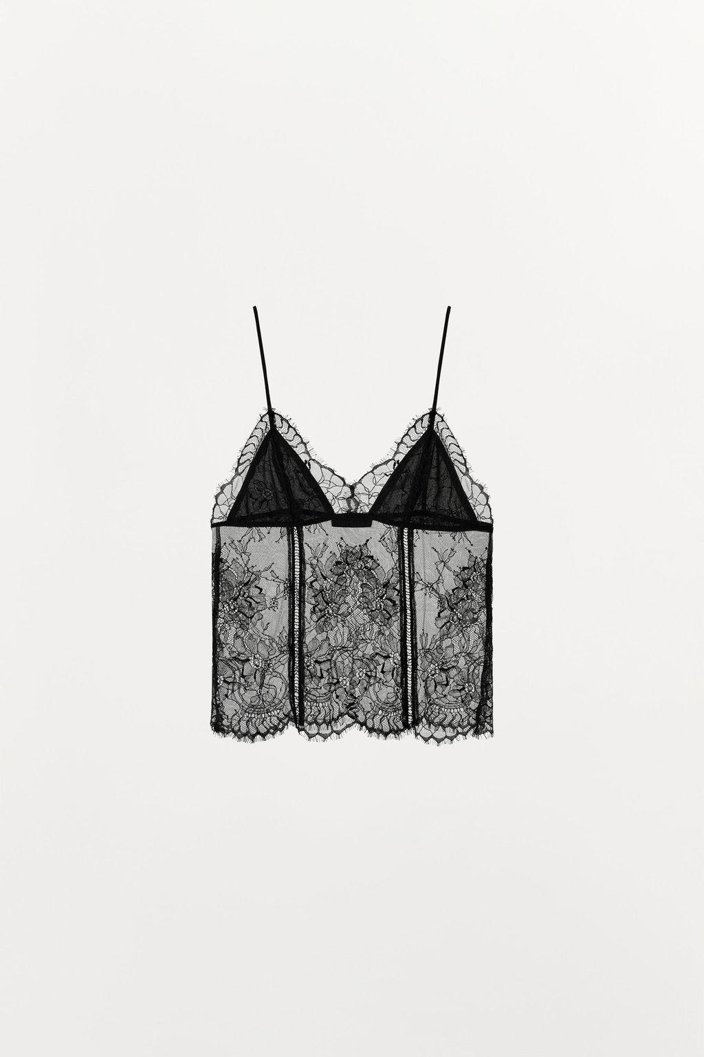 LACE STRAPPY TOP - Zara фото 4