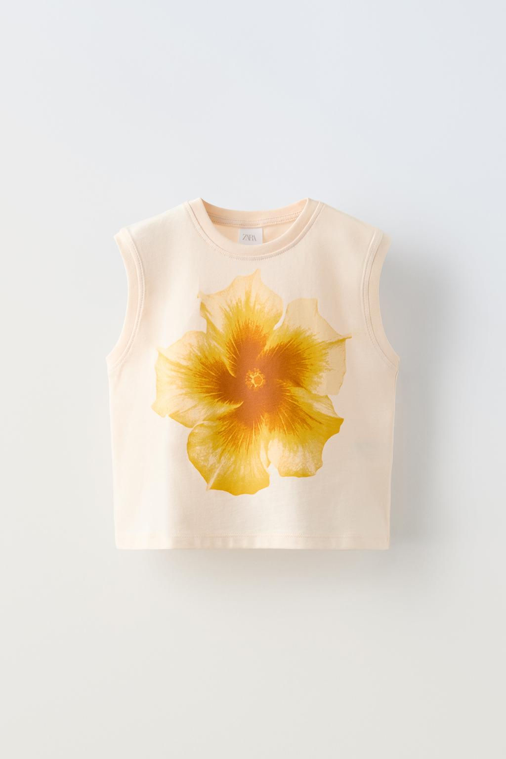 FLORAL PRINT VEST TOP - Zara фото 2