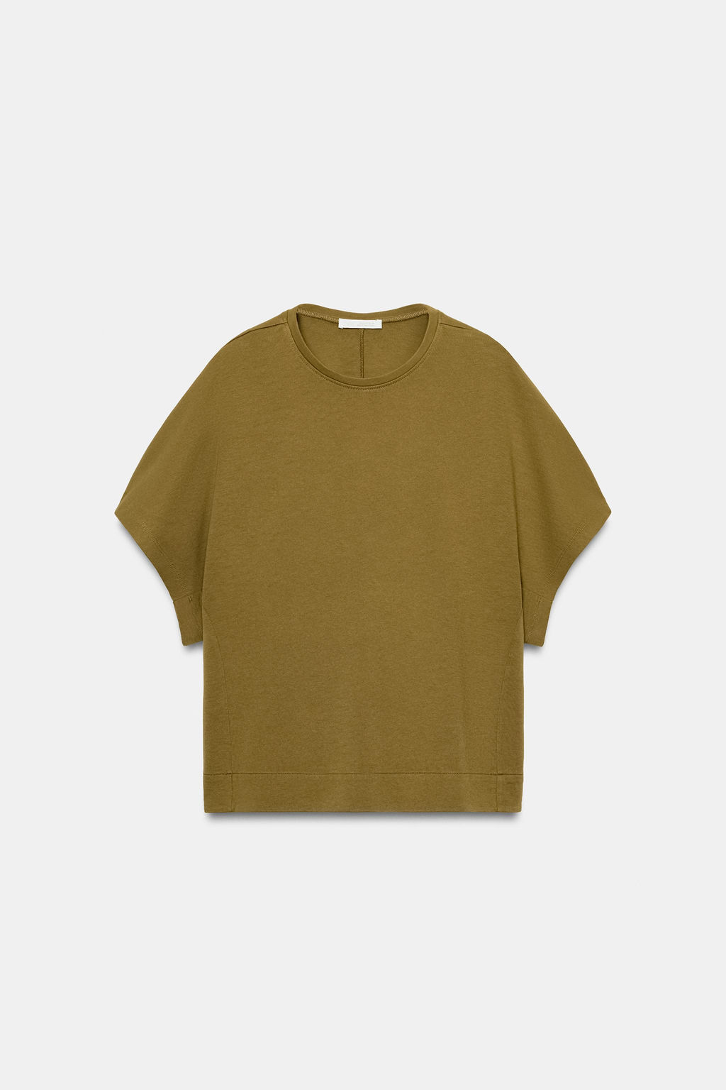 CAMISETA INTERLOCK CAPA / Oliva