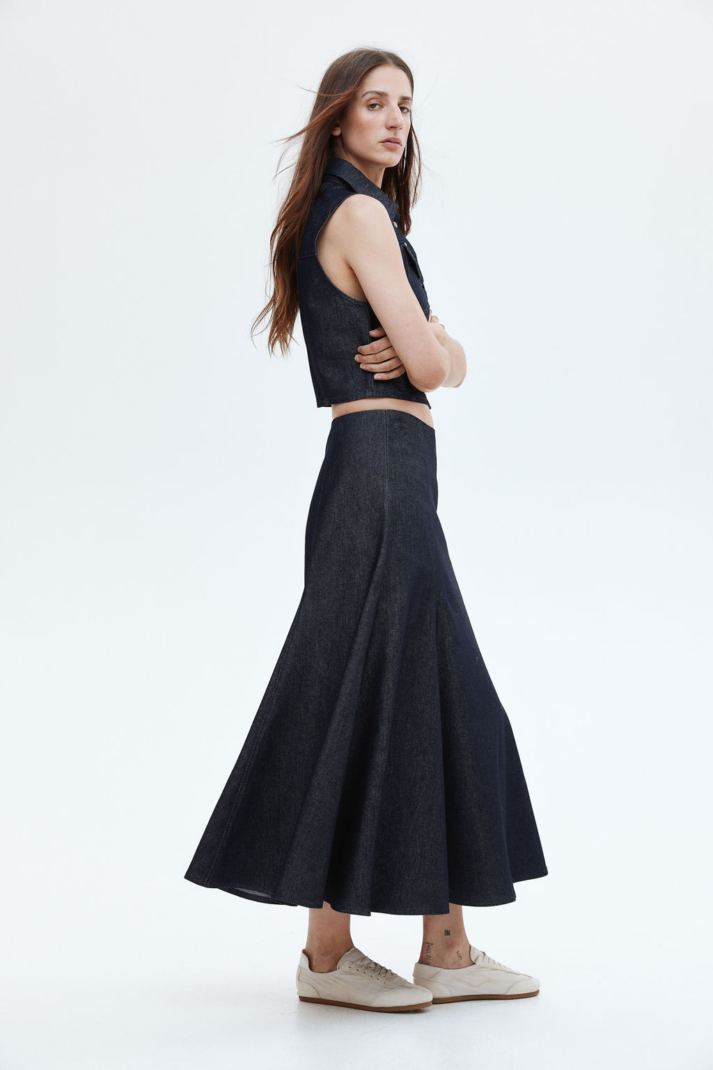 Falda denim con vuelo - H&m фото 3