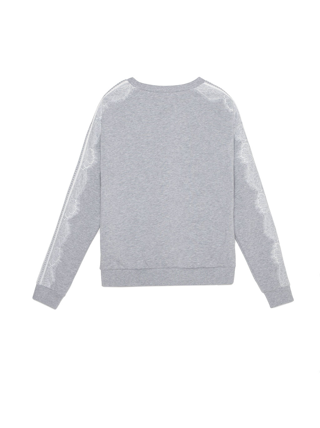 CONTE Хлопковый свитшот с легким мерцанием люрекса LD 1051 shiny grey - Conte elegant фото 5