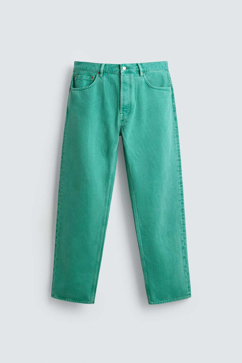 LIMITED EDITION STRAIGHT-LEG JEANS - Zara фото 7