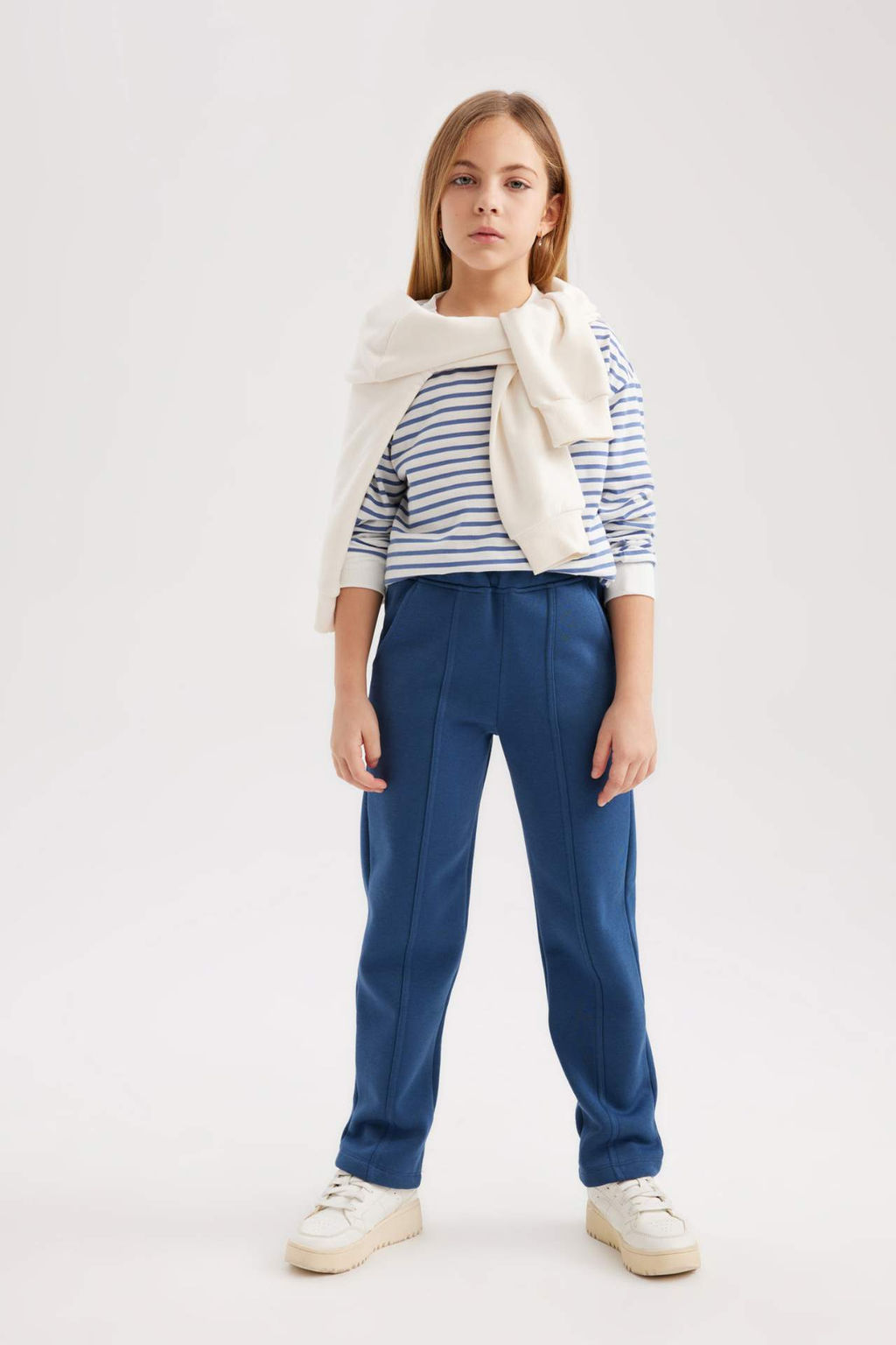 K?z Cocuk Carrot Fit Havuc Kesim Beli Lastikli Esofman Alt? - Defacto фото 2