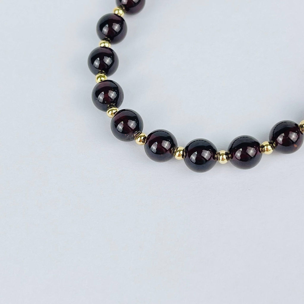 Браслет регулируемый из Граната от 16 см